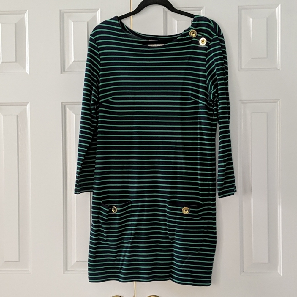 Sail to Sable jersey knit stretch dress